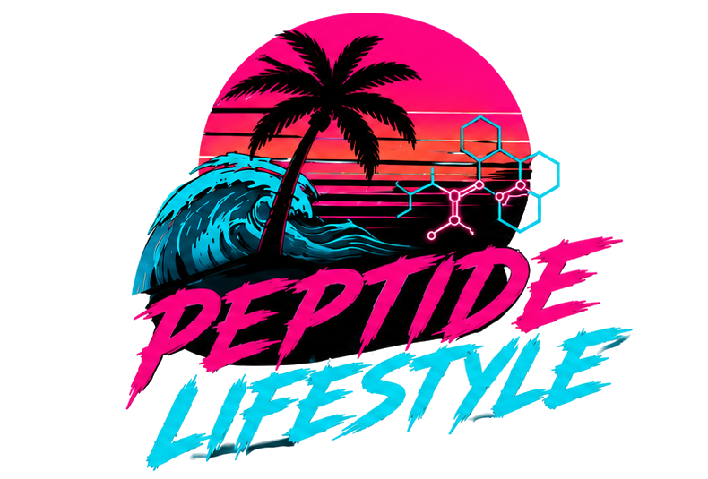 Peptide Lifestyle sunset palm logo
